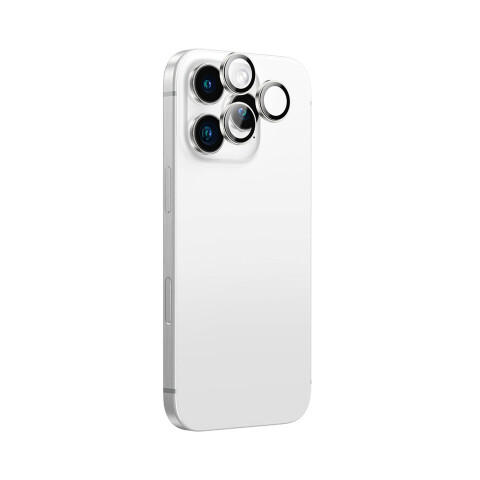Hoco protector de camaras para iPhone 16 Pro/Pro Max SILVER Hoco protector de camaras para iPhone 16 Pro/Pro Max SILVER