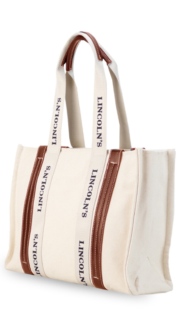 TOTE BAG MALASIA CRUDO C/HABANO