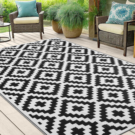 Alfombra Impermeable Patio Exterior Mosaico 150x240 M2