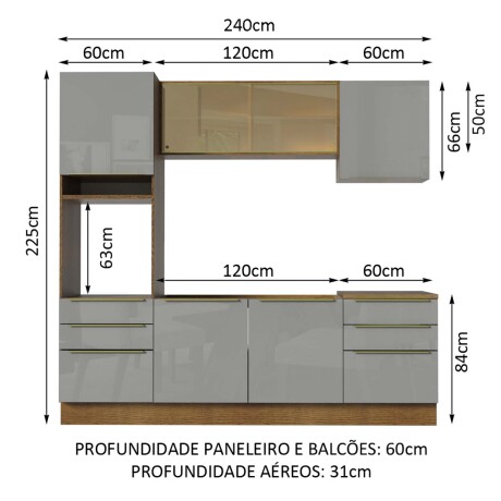 COCINA LUX 240 CM