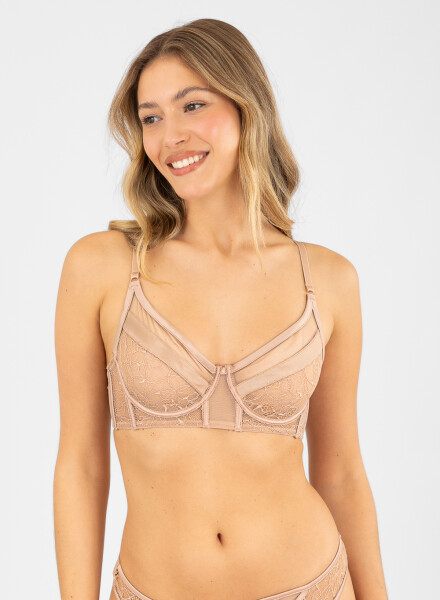 Soutien preformado copa b&c camomila Antique rose