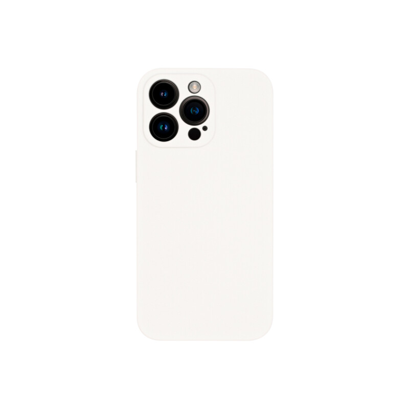 Protector iPhone 14 Pro Max engomado color blanco Protector Iphone 14 Pro Max Engomado Color Blanco
