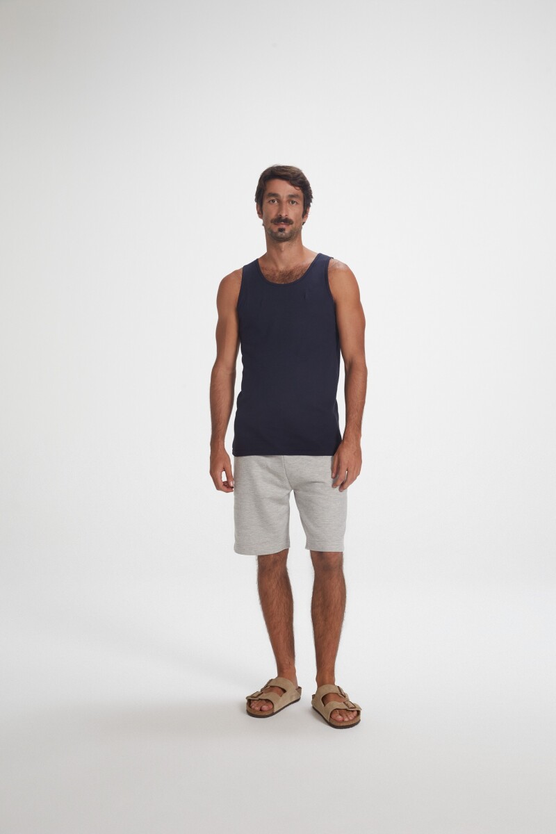 CAMISETA REGATA MASC - AZUL OSCURO 