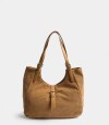 Cartera Cartera Saca Corderoy Chocolate Marron Camel