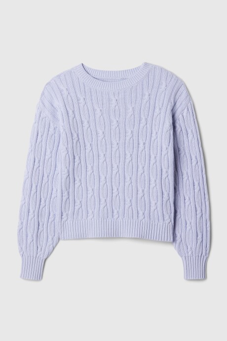 Buzo Cuello Redondo Niña Cosmic Sky Purple 15-3