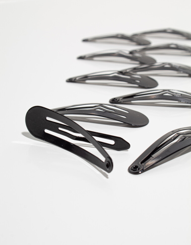 Accesorios Pelo Set Varios Set De Hebillas - Negro