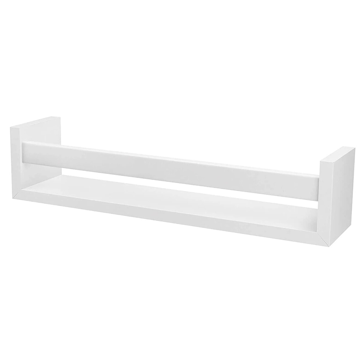 Estante revistero de pared 45x10x10 cm - BLANCO 