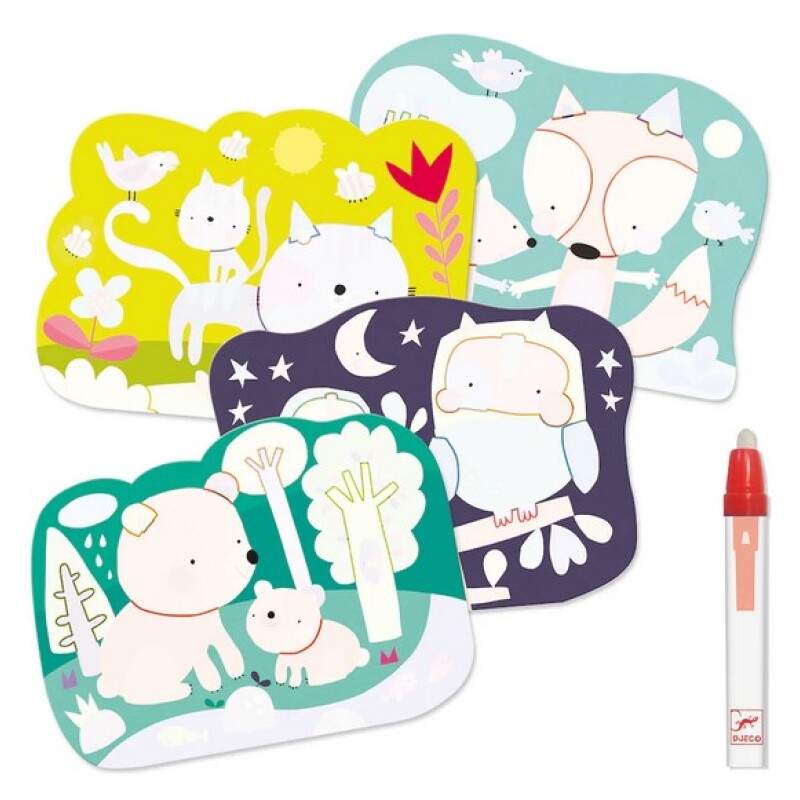 Set de dibujos para colorear mágicos Osos