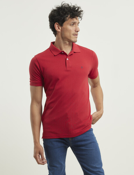 520602 REMERA PIQUÉ NAVIGATOR Rojo