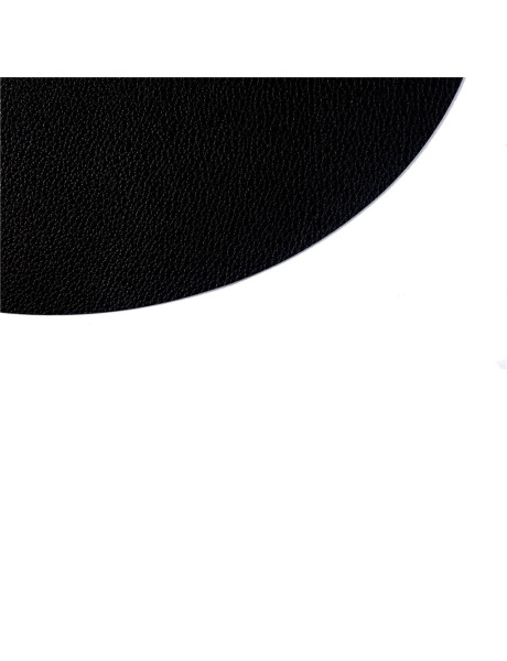 INDIVIDUAL PVC SIMIL CUERO OVAL 43X33 NEGRO INDIVIDUAL PVC SIMIL CUERO OVAL 43X33 NEGRO