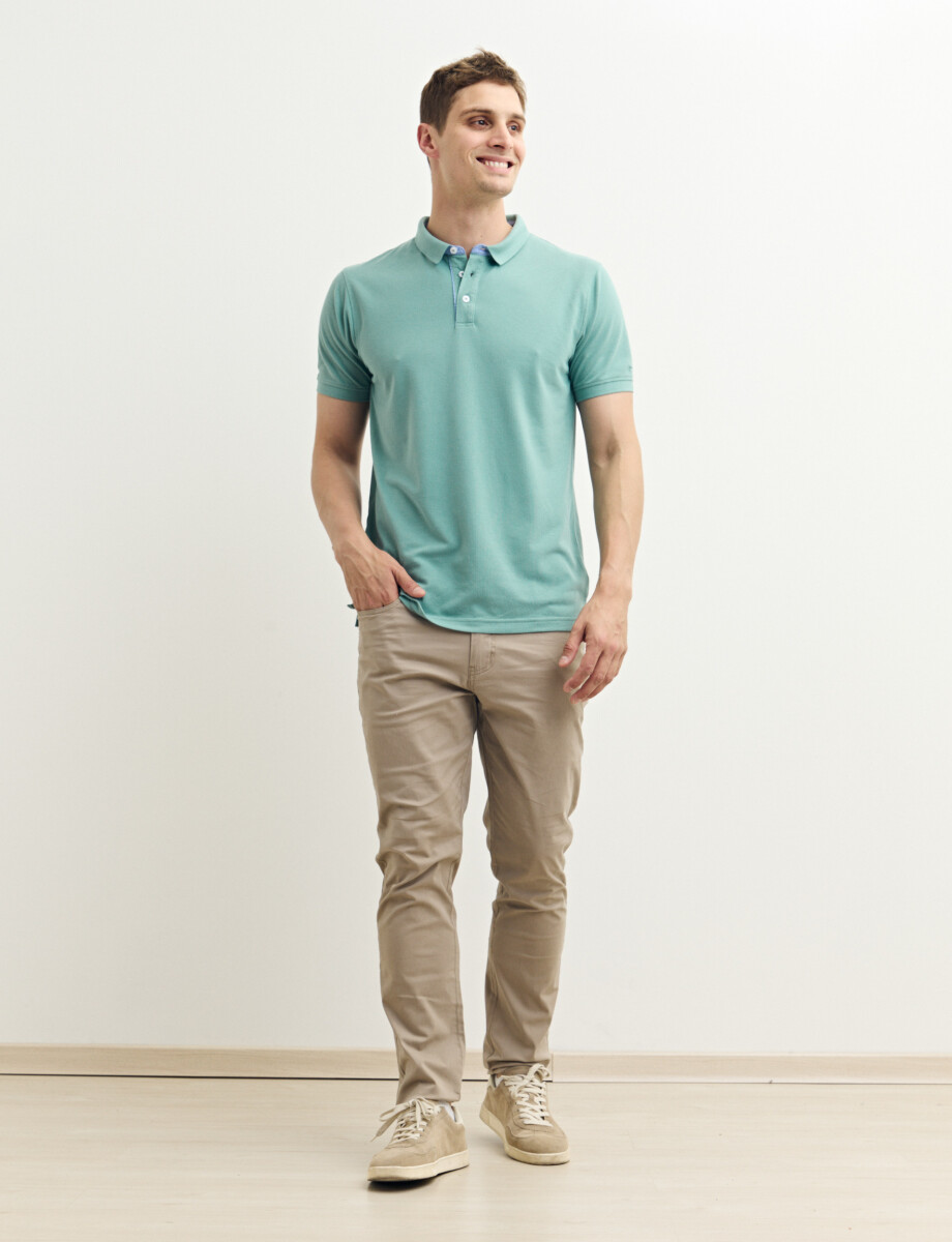 520751 REMERA HARRINGTON LABEL Verde