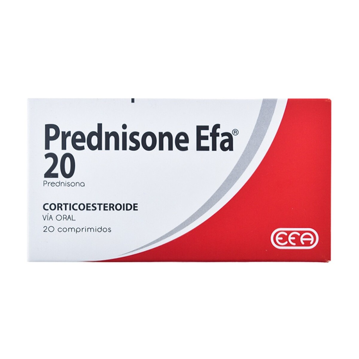 Prednisona Efa x20 comprimidos - 20 mg 