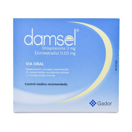 Damsel Anticonceptivo Oral 28 Comprimidos DAMSEL ANTICONCEPTIVO 28 COMPRIMIDOS