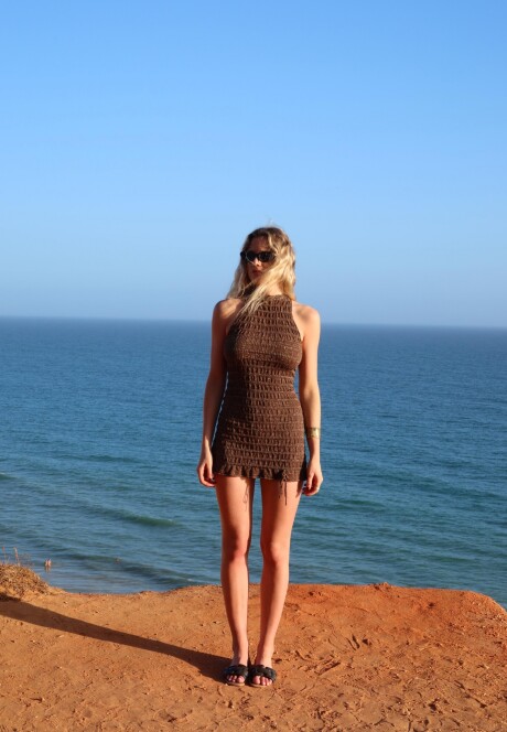 Preorder - Vestido Dax SS27 Coffee