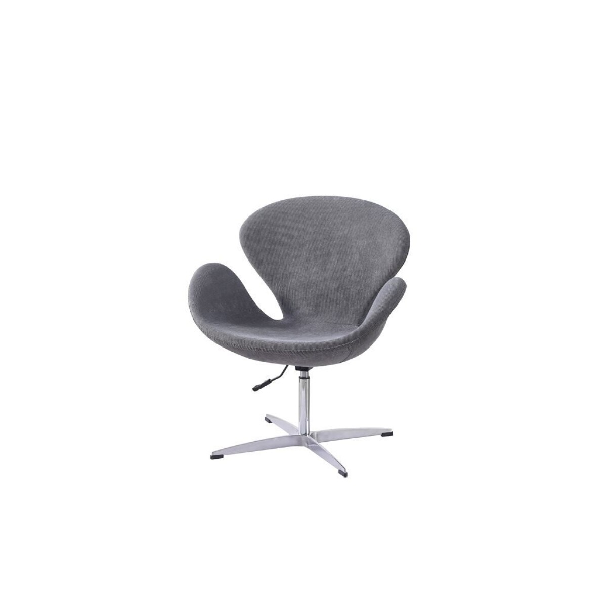 BUTACA LYON BASE METAL GRIS 