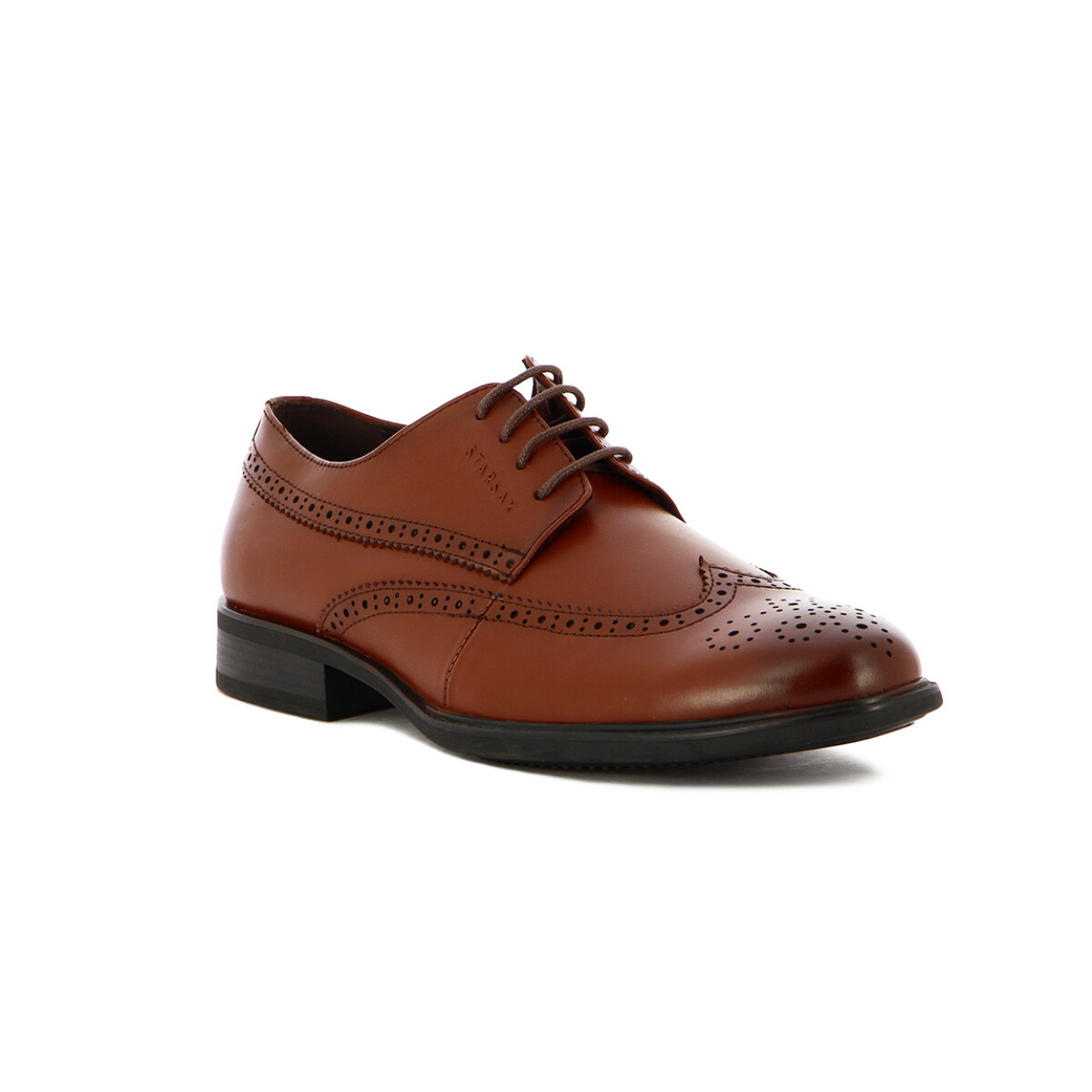 Zapato Starsax Hombre Acordonado C/ Detalle - Marron 