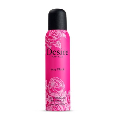 Desodorante Desire Aerosol Sexy Black 150 ML