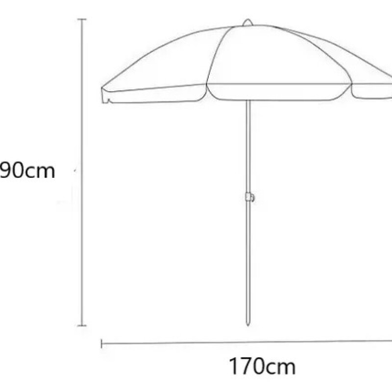Sombrilla de playa 1,70 Mts con filtro Uv Aluminizada Sombrilla de playa 1,70 Mts con filtro Uv Aluminizada