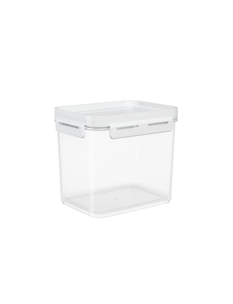 RECIPIENTE PLASTICO FLAP 2.2L 18x14x17CM BLANCO RECIPIENTE PLASTICO FLAP 2.2L 18x14x17CM BLANCO