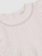 Blusa Con Volantes Blanco