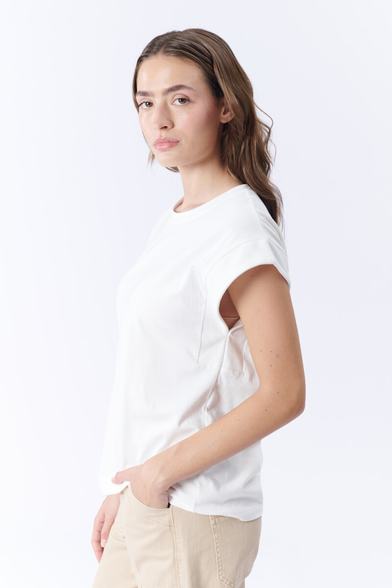 Remera Manga Sisa Crudo