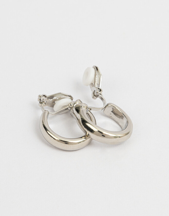 Aros Clips Metal Aros Clips De Metal - Plateado