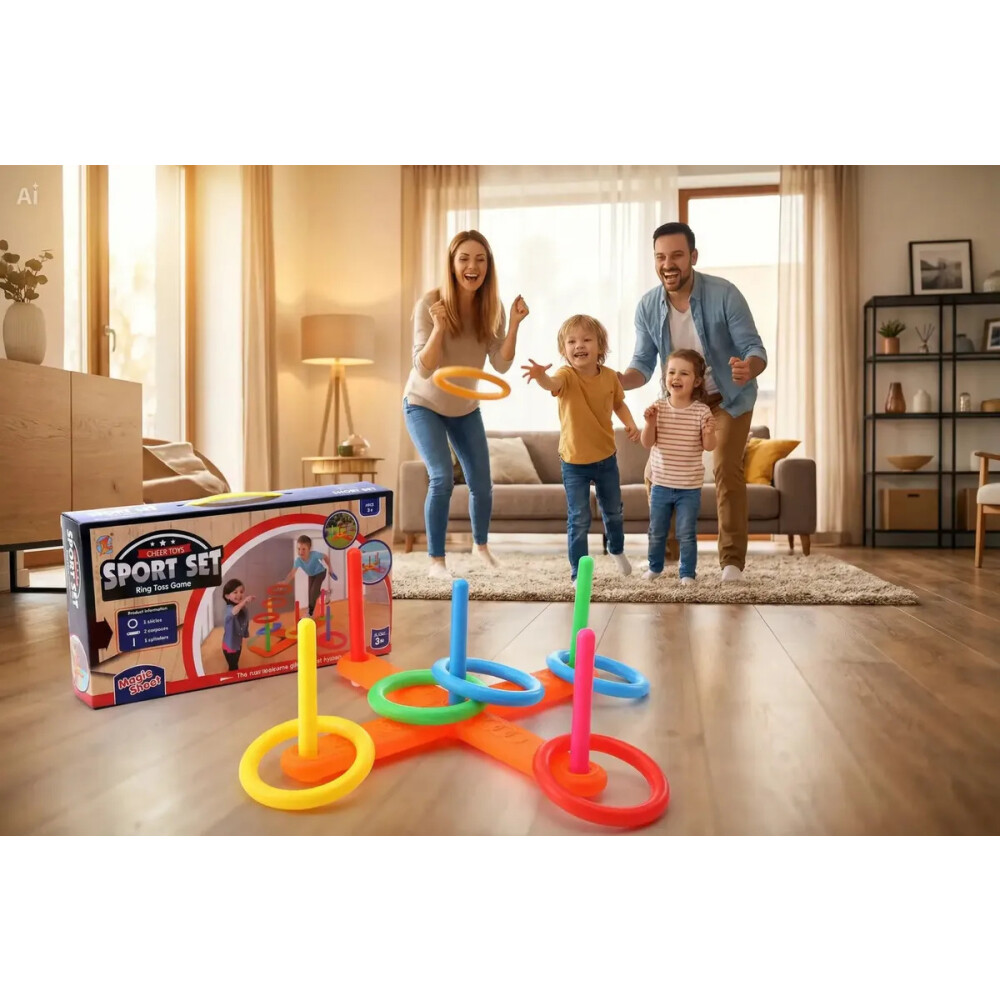 Juego De Aros Para Embocar Sport Set Didáctico Niñ@s Juego De Aros Para Embocar Sport Set Didáctico Niñ@s