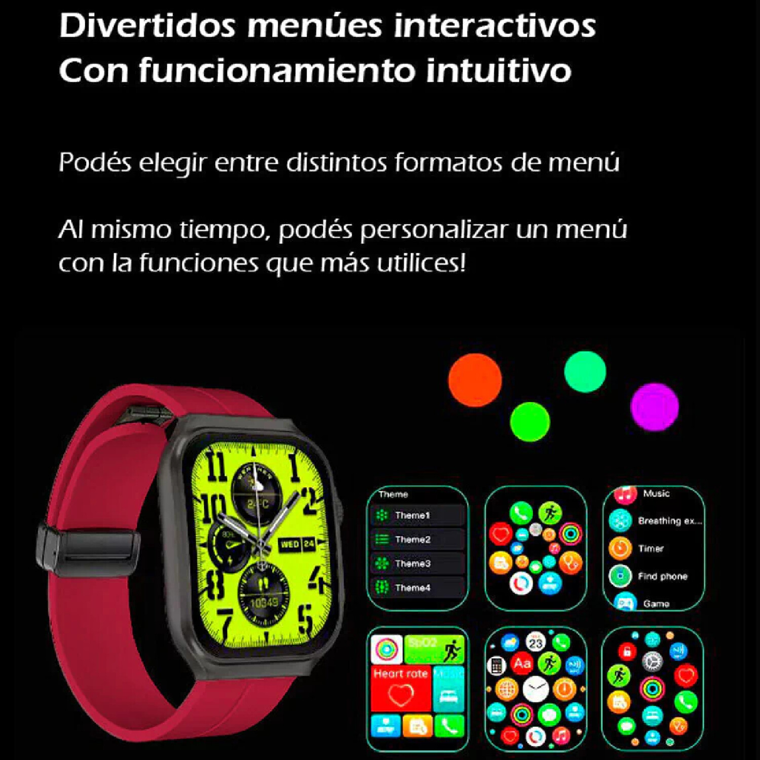 Reloj Inteligente Reloj Mistral Manual De Uso Reloj Inteligente