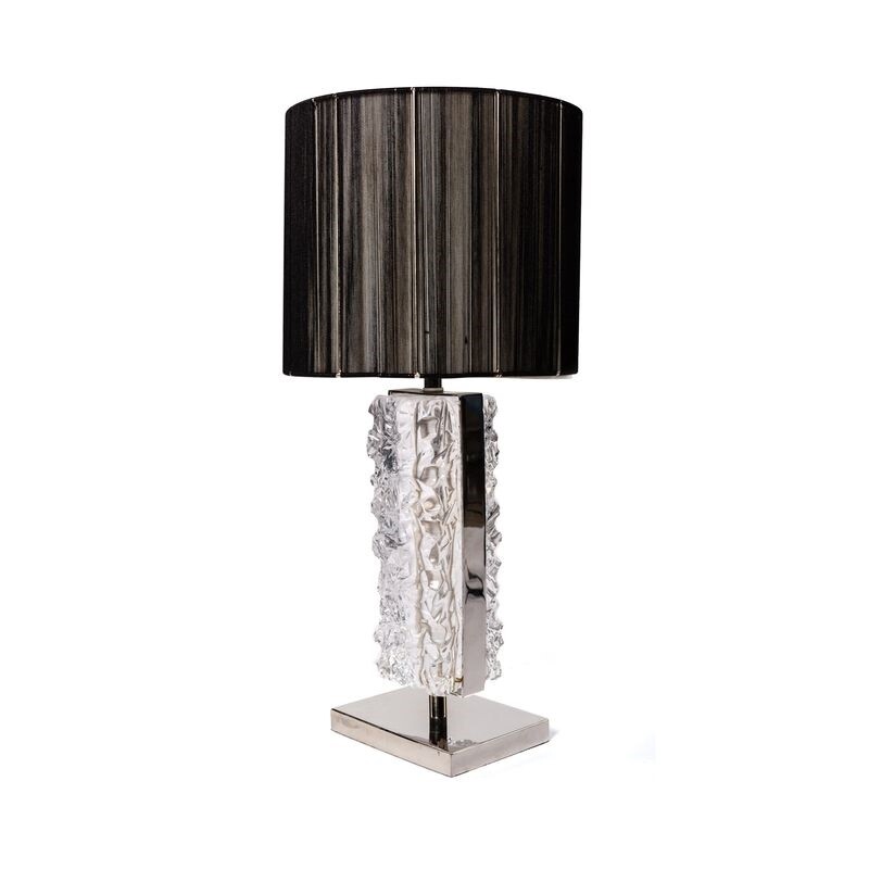 Lámpara Block pie acrílico y base metal-LAA11 Lámpara Block pie acrílico y base metal LAA11