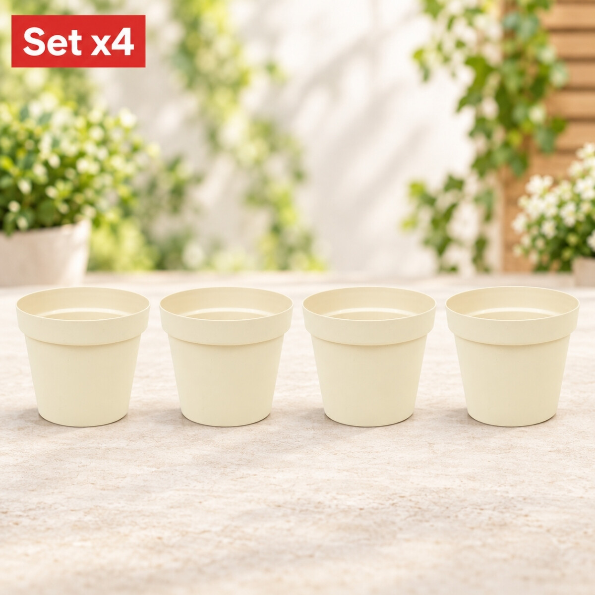 Set x4 Maceta 1,5 lts - ARENA 