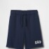 V-BAS LOGO SHORT TAPESTRY NAVY