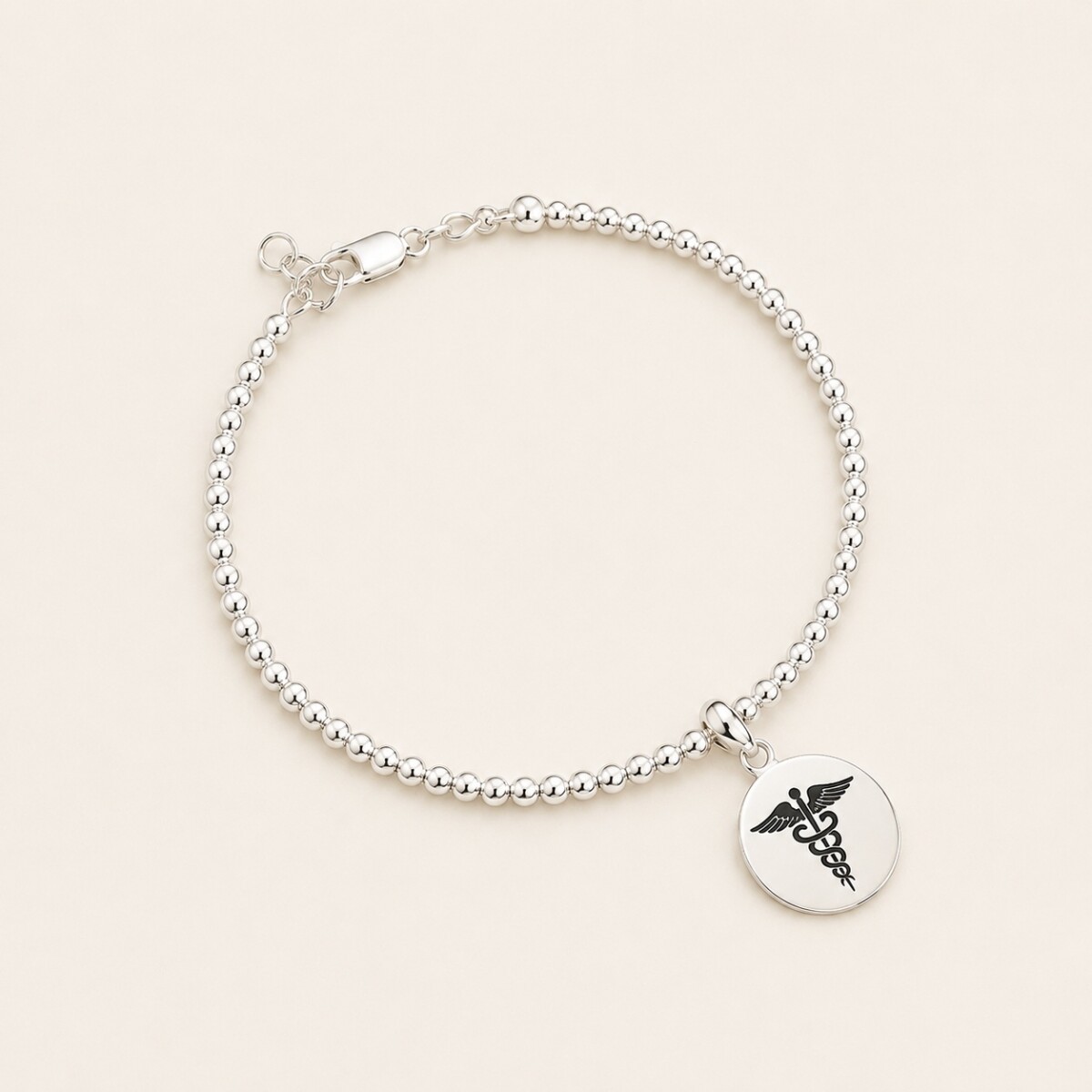 Pulsera Bolitas Medicina - Plata 925 