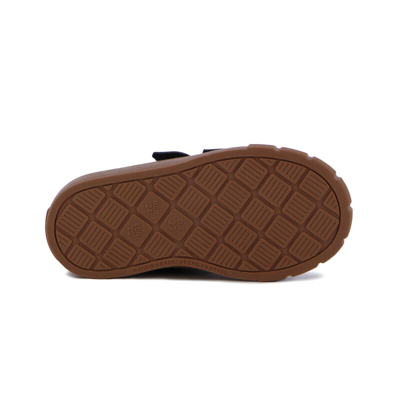 Pe Com Pe Champion Niño C/ Velcro - Negro/caramelo Negro-caramelo