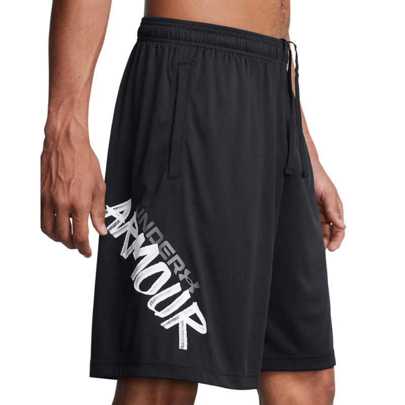 UA Tech Wdmk Shorts-GRY BLK-002