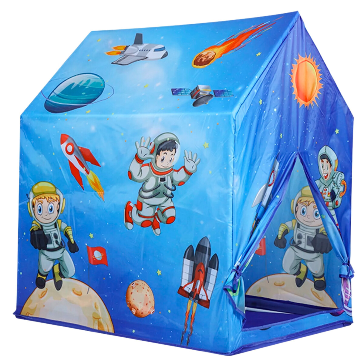 Carpa Casita con Diseño Infantil Colorido 69x103x93cm - Celeste 