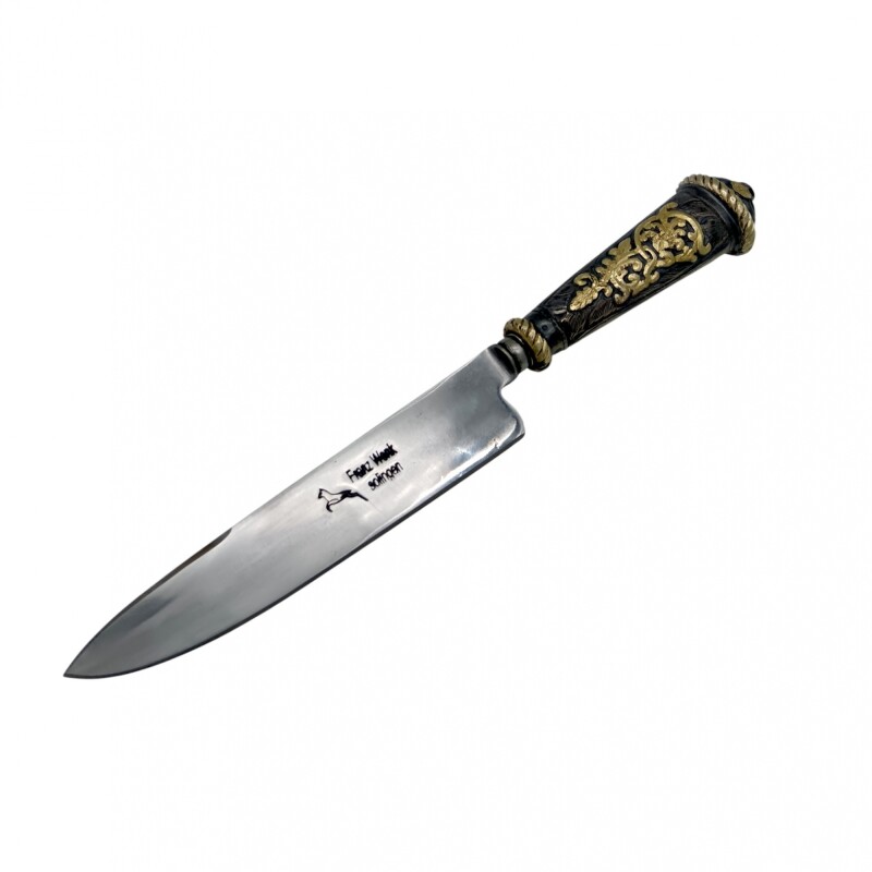 CUCHILLO CRIOLLO PLATA Y ORO 04 cccrpo04