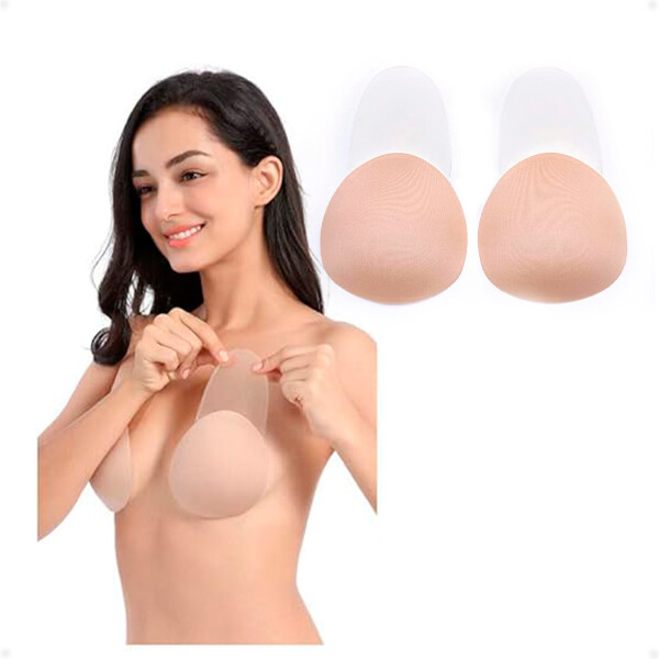 Soutien Brasier Adhesivo Push Up Tono Claro