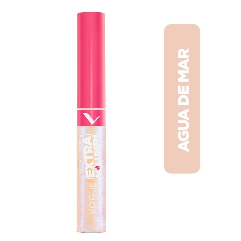 Labial Liquido Extra Volumen Vogue Agua De Mar 5ml Labial Liquido Extra Volumen Vogue Agua De Mar 5ml