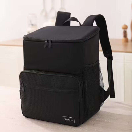 Mochila térmica para picnic o playa – 29x18x37cm Negro