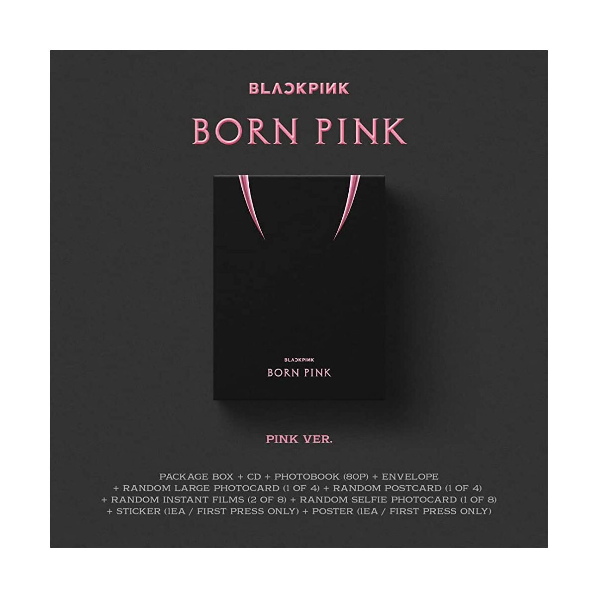 Blackpink Born Pink (standard Cd Boxset - Version A Pink) - Cd 