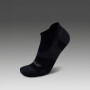 Vectr Light Cushion No Show Compression Socks - Unisex Black/titanium