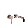 Grifería de lavatorio Monocomando de pared Signature bronce cepillado Grifería De Lavatorio Monocomando De Pared Signature Bronce Cepillado
