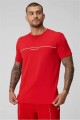 Polo The 24-7 Tee Dna Stripe Hombre Heated Red/Classic White