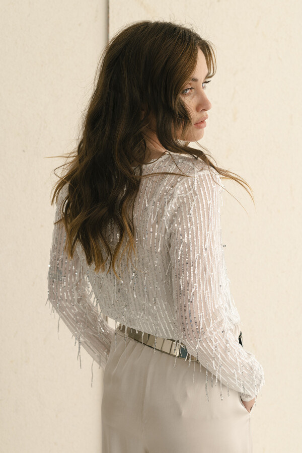 BLUSA MAGIC PLATA