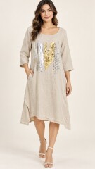 VESTIDO MILA Beige