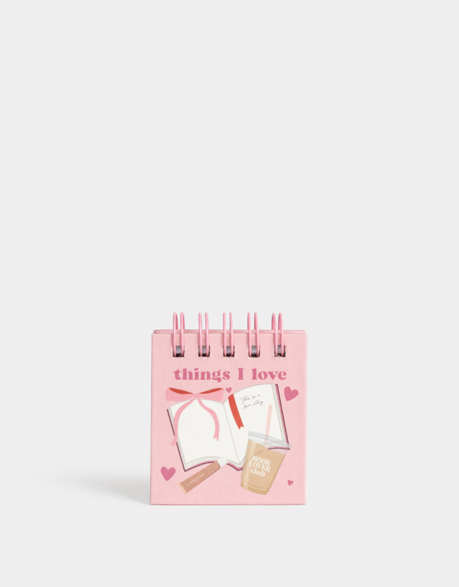 Anotadores Cuadernos y Memos Estampados Mini Memo "in My Romance Era" - Fucsia Claro