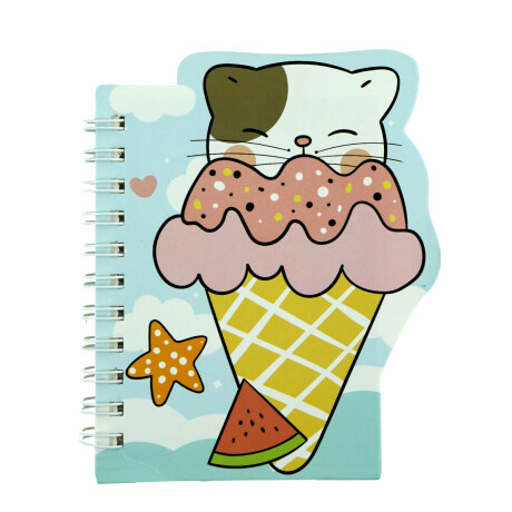 LIBRETA 60H DOBLE ESPIRAL RAYADA 11X9.5CM 38GR 70GR 4 DISEÑOS LIBRETA 60H DOBLE ESPIRAL RAYADA 11X9.5CM 38GR 70GR 4 DISEÑOS