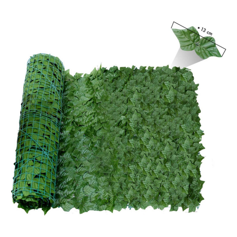 Enredadera Hojas Artificiales Por Rollo Decorativas P/jardín Verde