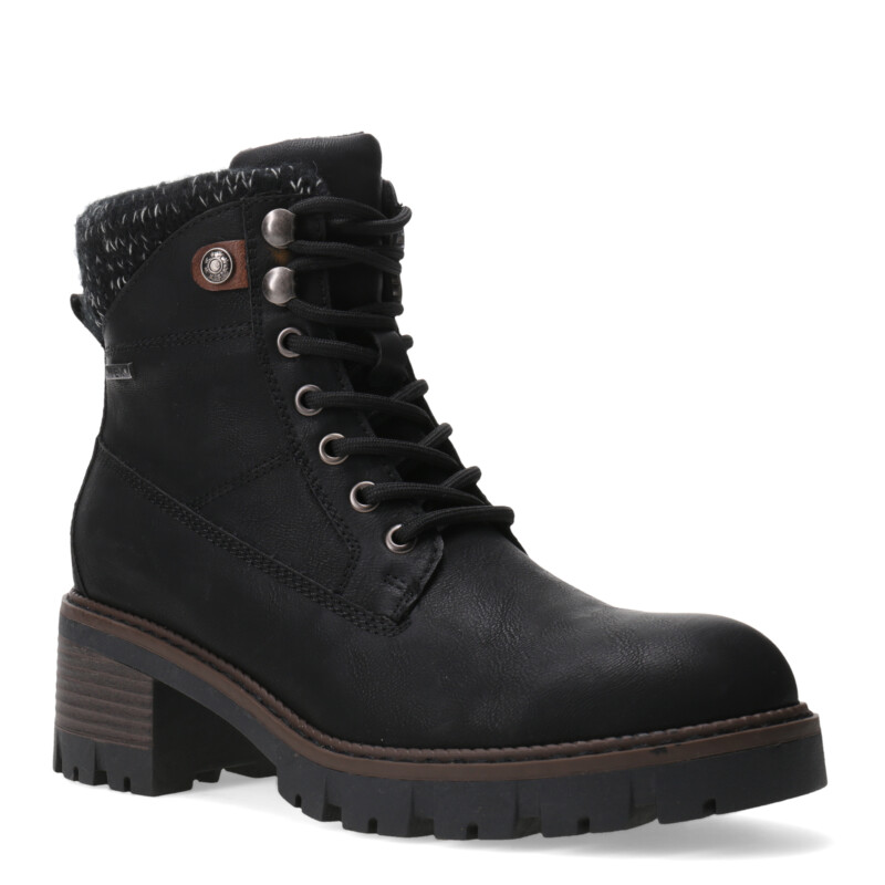 Bota de Mujer Miss Carol MOUNTY acordonada Negro