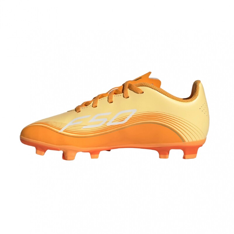 Championes Adidas F50 Messi Club FG/MG de niño ORANGE
